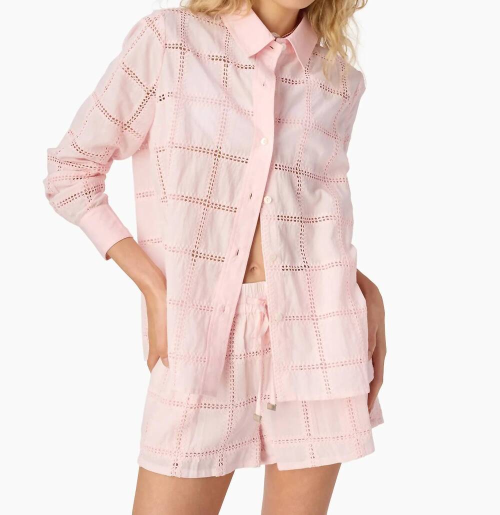 NEW CAMI NYC lettie cotton shorts in dogwood